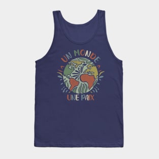 Un Monde Une Paix Tank Top